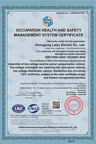 职业健康安全管理体系认证（英文）